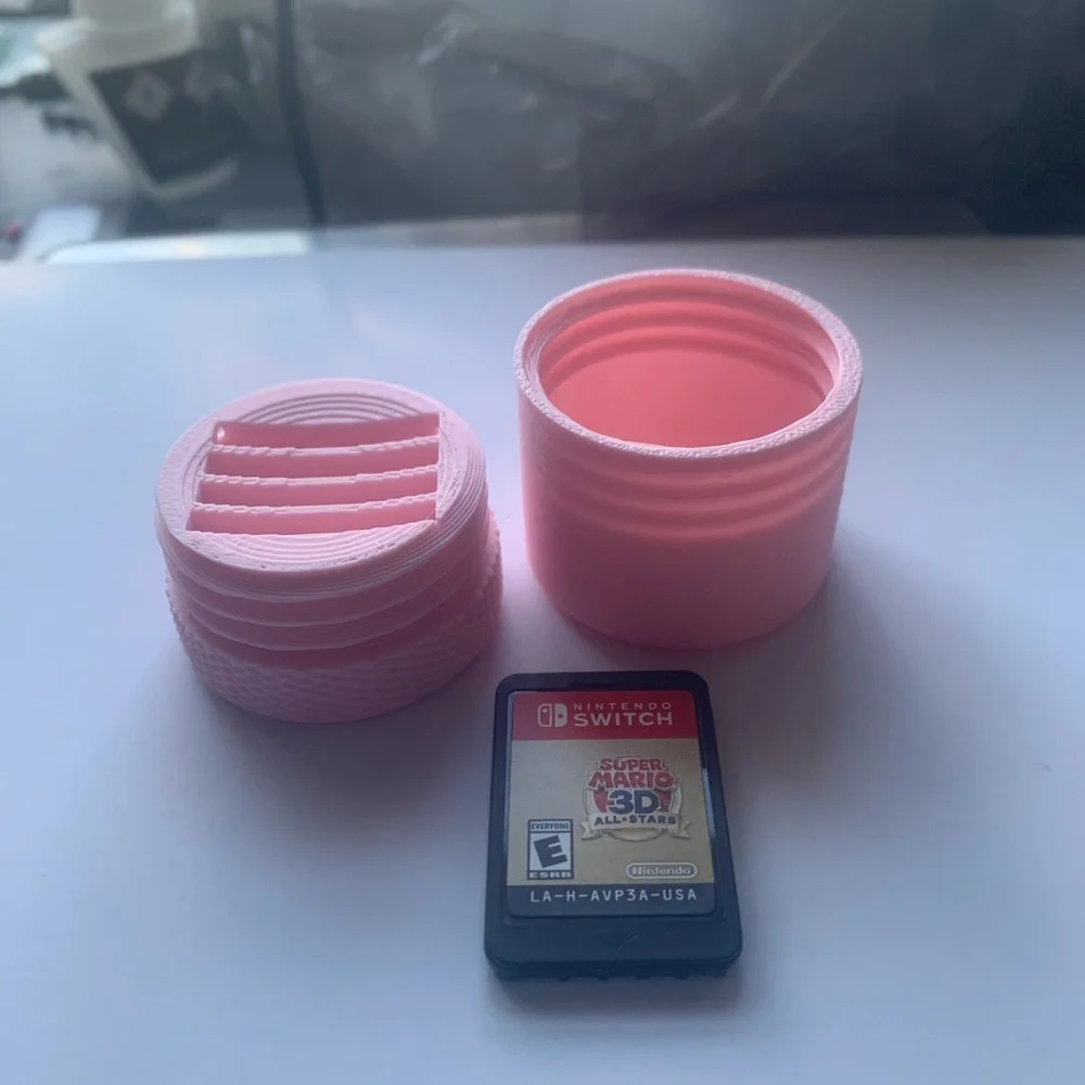 Pink Nintendo Switch Game Travel Case Holder Organizer